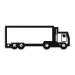 Tractor Trailer Magnet - 1