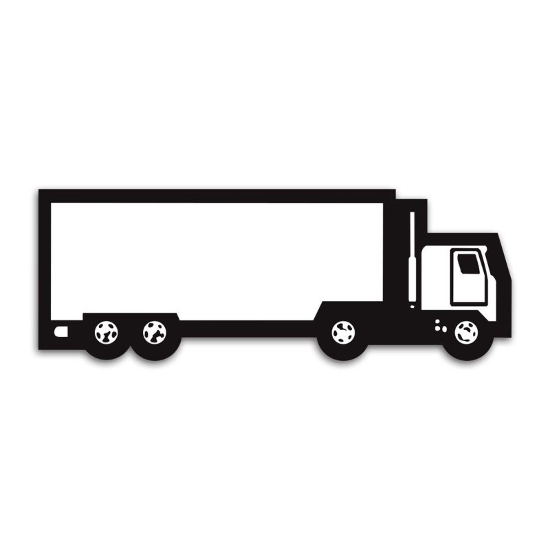Tractor Trailer Magnet - 1
