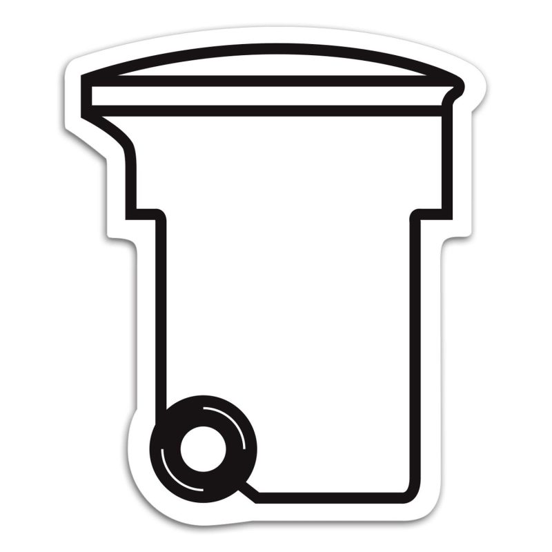 Trash / Recycling Bin Magnet - 1