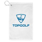 Turkish Signature Midweight White Golf Towel - 4