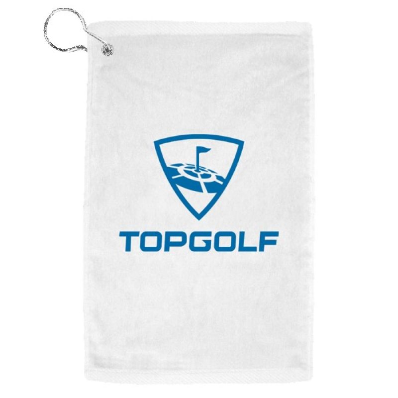Turkish Signature Midweight White Golf Towel - 4