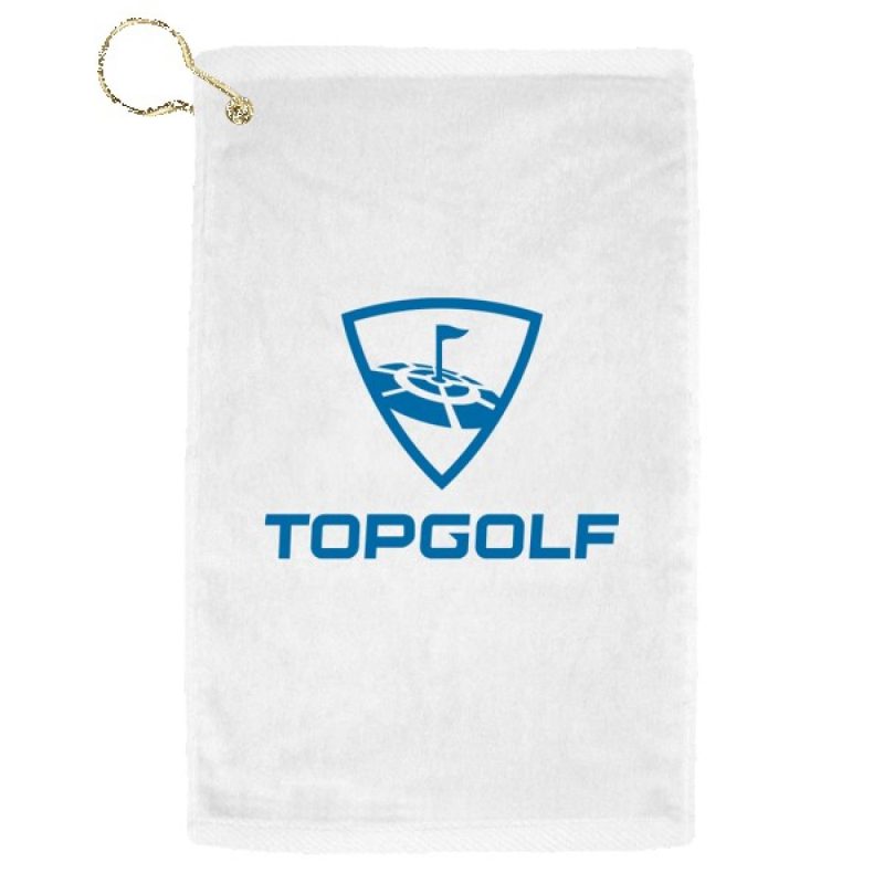 Turkish Signature Midweight White Golf Towel - 5