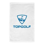 Turkish Signature Midweight White Golf Towel - 6