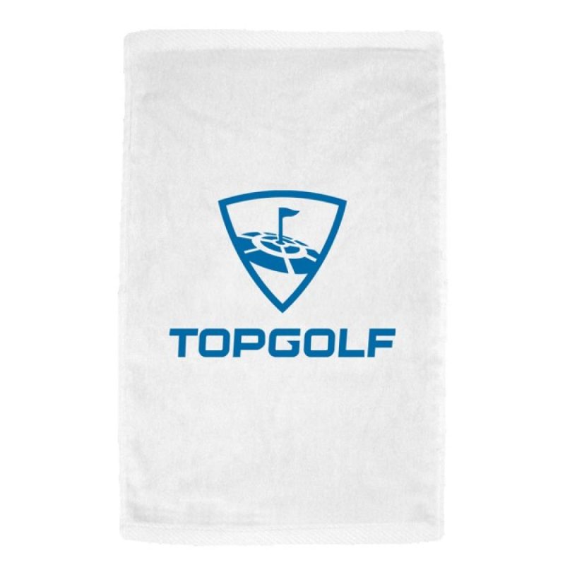 Turkish Signature Midweight White Golf Towel - 6