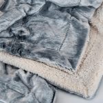 Velvet Sherpa Blanket - 1