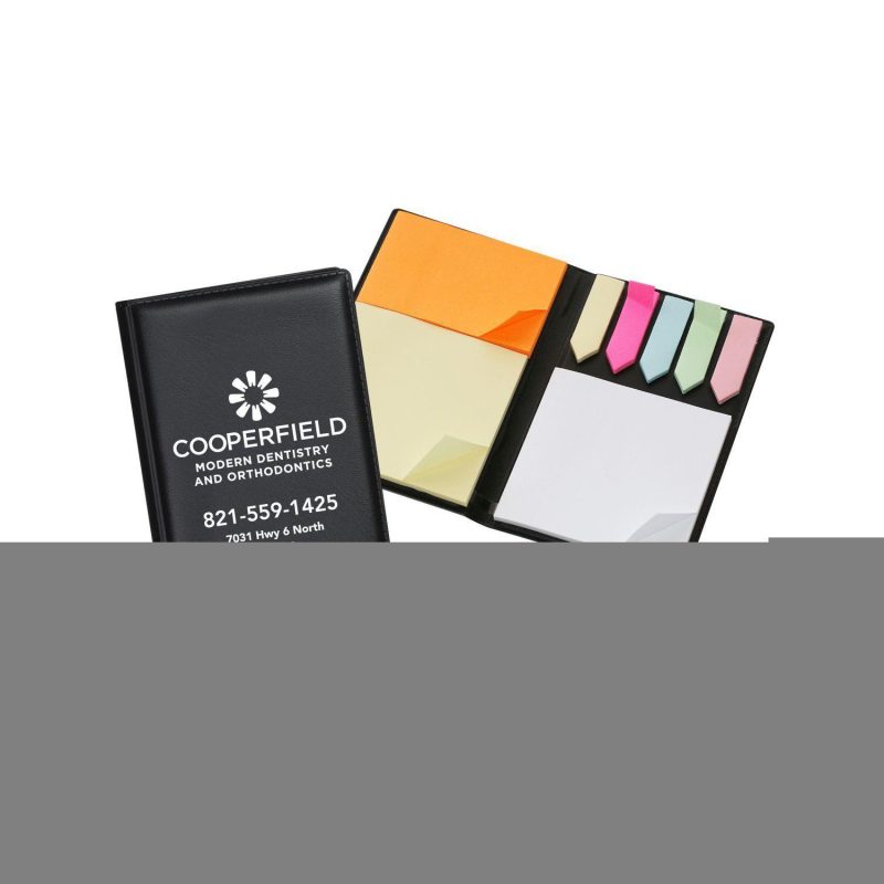 Vinyl Flag Book W/Sticky Note - 2