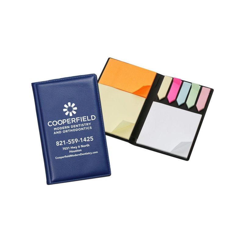 Vinyl Flag Book W/Sticky Note - 3
