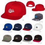 Yupoong 6007 Five Panel Flat Bill Cap
