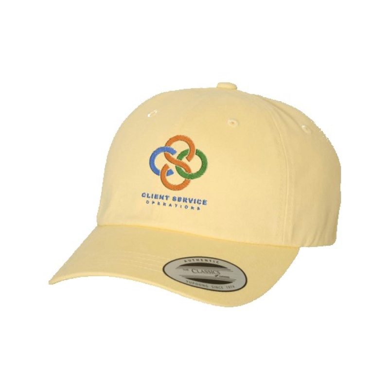 Yupoong 6245PT Peached Cotton Twill Dad Cap - 1
