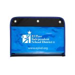 Zippered Portfolio Pouch W/Three Holes - 2