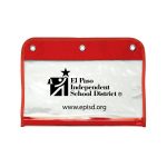 Zippered Portfolio Pouch W/Three Holes - 5