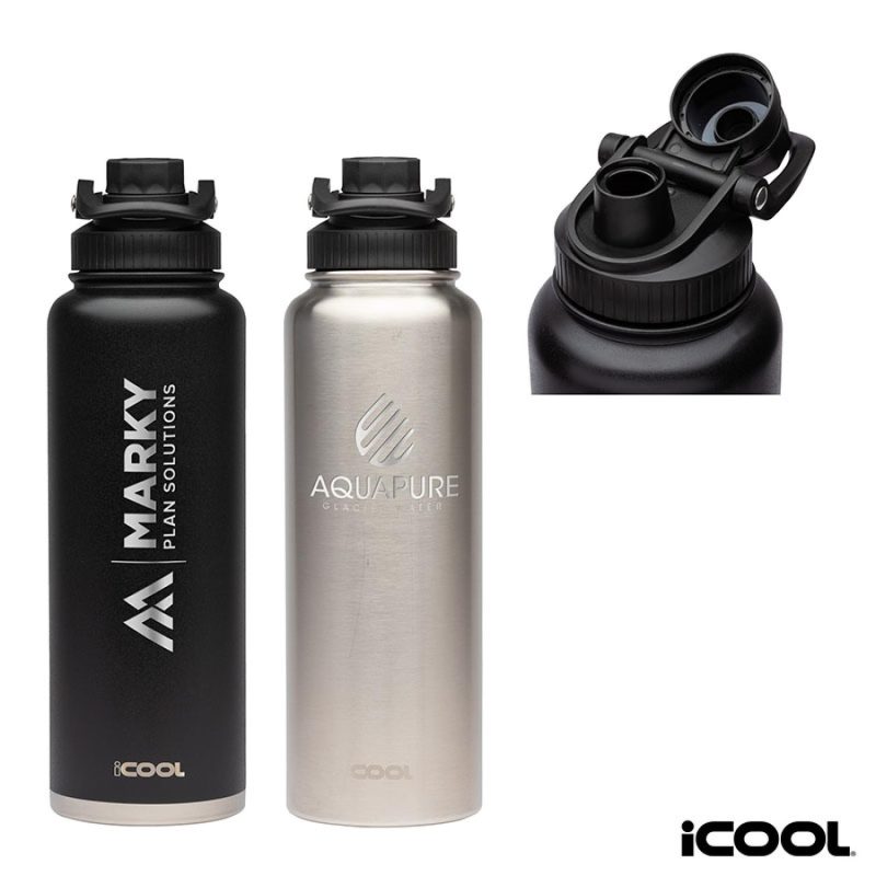iCOOL-Durango-40-oz-Double-Wall-Stainless-Steel-Water-Bottle-KW3505 iCOOL Durango 40 oz. Double Wall