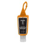 1 oz. Clear Sanitizer in Trapezoid Bottle with Sleeve - 7