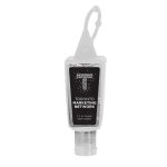 1 oz. Clear Sanitizer in Trapezoid Bottle with Sleeve - 9