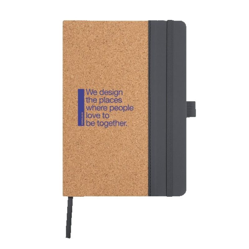 Hickory Cork & Recycled PU Notebook - 6