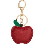 Apple Leather Keychain - 3