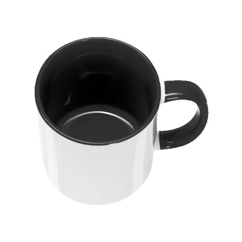 Barcelona 11oz Two Tone Mugs-Inner Handle color - 5