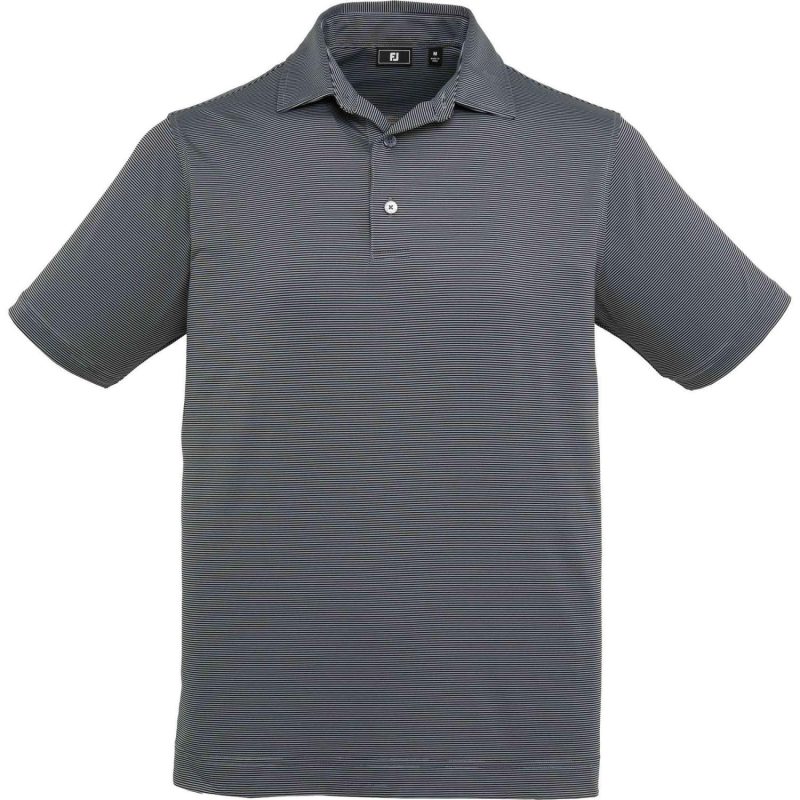 FootJoy Men's MicroFeeder Stripe Polo - 6