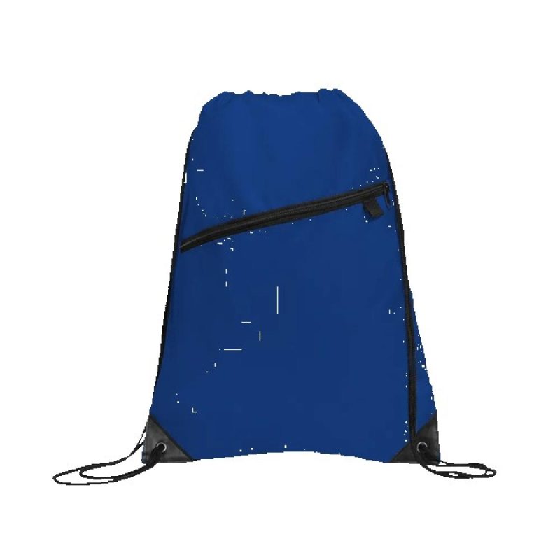 Gemma Recycled Slant Zipper Drawstring Bag - 3
