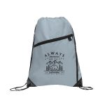 Gemma Recycled Slant Zipper Drawstring Bag - 7