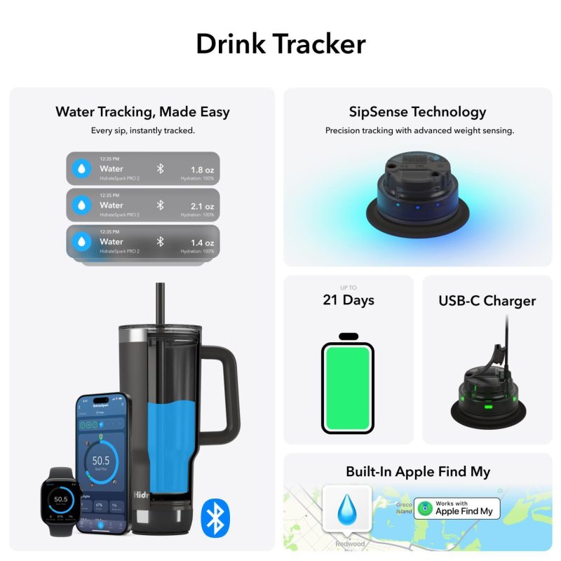 HidrateSpark Pro 2 Tumbler 30oz - 9