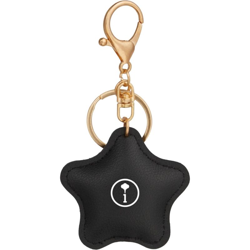 Star Leather Keychain