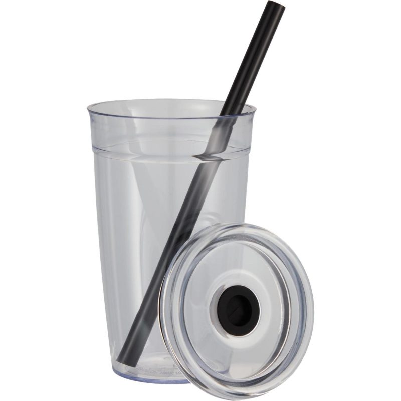 Anna Recycled Acrylic Tumbler w/ Straw 15oz - 5