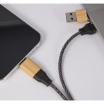 FSC® 100% Bamboo 5-in-1 100W Laptop Charging Cable - 9