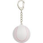 Recycled Baseball SPF15 Lip Balm Keychain - 1