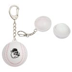 Recycled Baseball SPF15 Lip Balm Keychain - 2