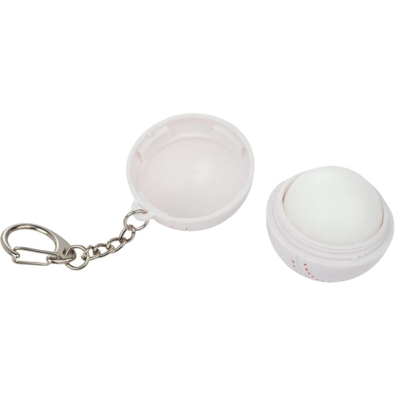 Recycled Baseball SPF15 Lip Balm Keychain