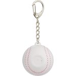 Recycled Baseball SPF15 Lip Balm Keychain - 6