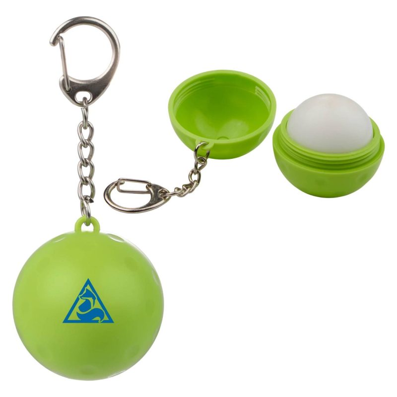 Recycled-Pickleball-SPF15-Lip-Balm-Keychain-SM-1730 Recycled Pickleball SPF15 Lip Balm Keychain