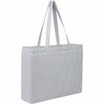 Striped Pacific Recycled Cotton Shopper Tote - 4