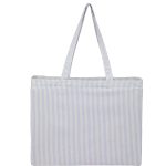 Striped Pacific Recycled Cotton Shopper Tote - 5