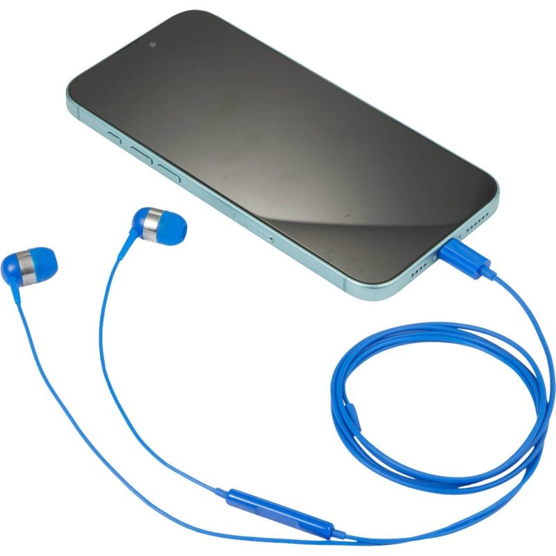 ZipSound USB-C Wired Earbuds with Microphone - 1