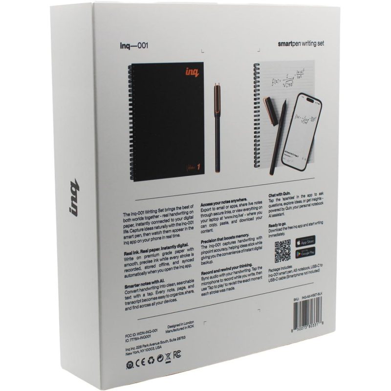 inq Smart Pen Writing and Notebook Set - 6