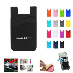 2 Pockets Silicone Phone Wallet