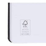 5" x 7" FSC® Recycled Pebble Hard Bound Journal - 7