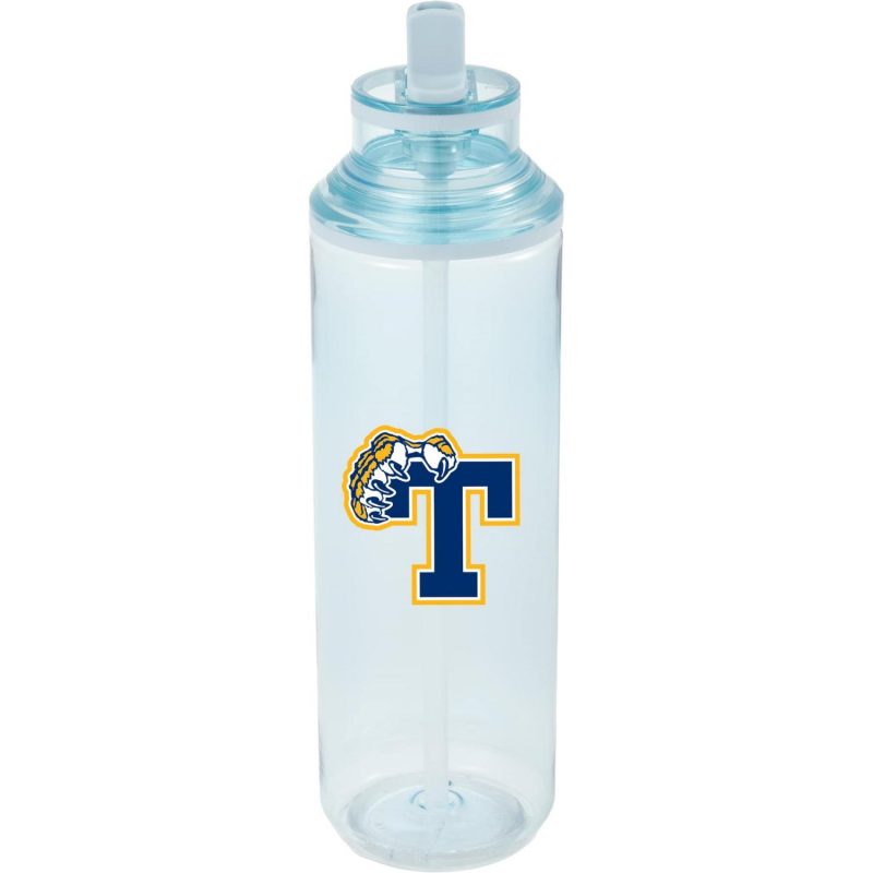 Carol Recycled RPET Sports Bottle w/ Straw 30oz