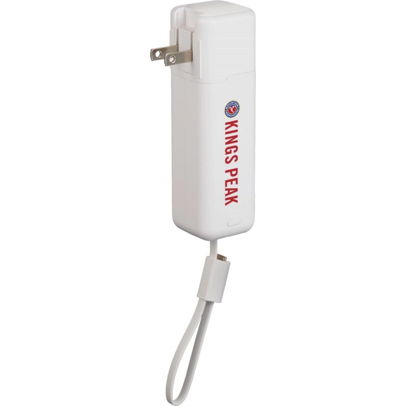 ETL Listed 5000 mAh 20W PD Power Bank with AC Plug - 2