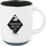 Isaac Ceramic Mug w/ Rubber Bottom 14oz - 4