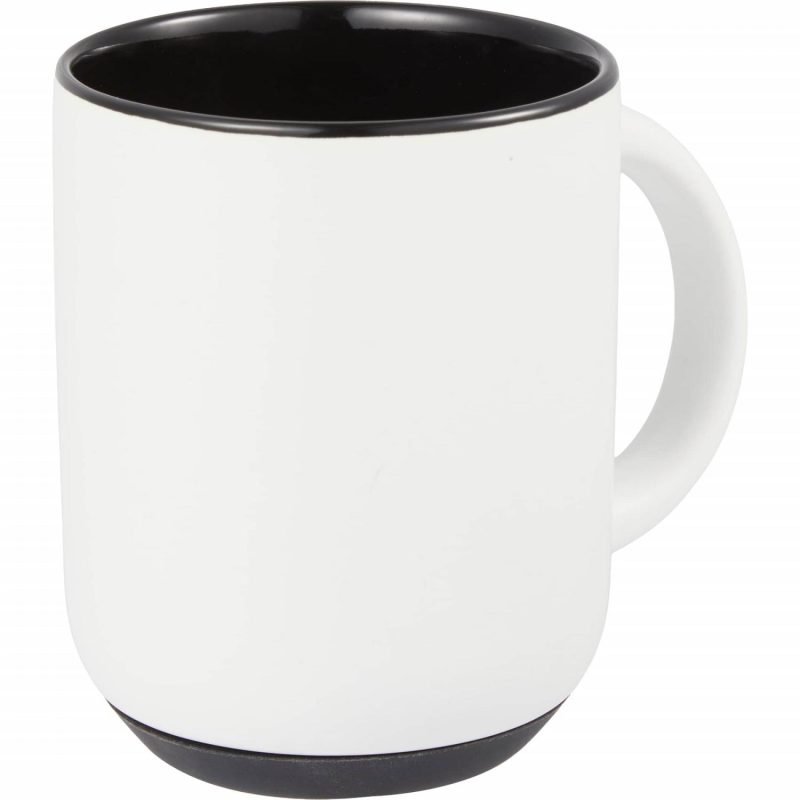 Isaac Ceramic Mug w/ Rubber Bottom 14oz - 8