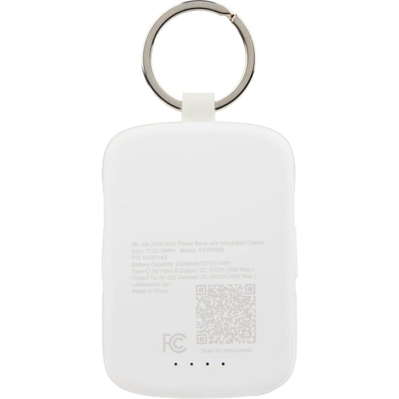 My Jolt 2000 mAh Power Bank with Integrated Cables - 8