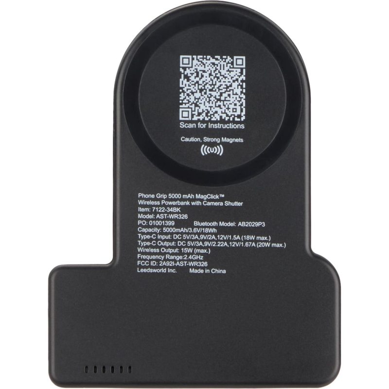 Phone Grip 5000 mAh MagClick™ Powerbank and Shutte - 7