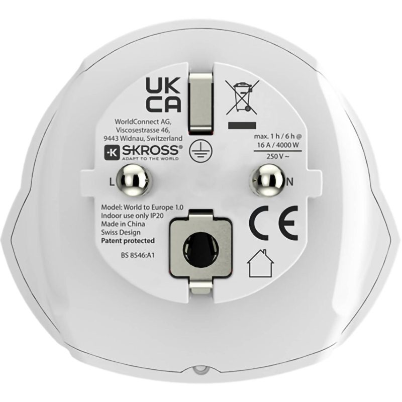 Skross World to Europe Travel Adaptor - 4