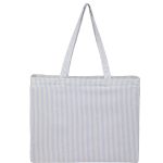 Striped Pacific Recycled Cotton Shopper Tote - 5