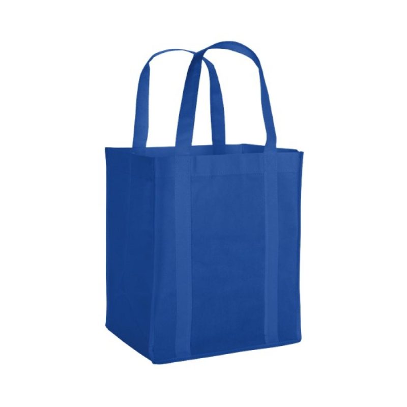 Vespera Recycled Non-Woven Grocery Tote w/Bottom Insert - 9