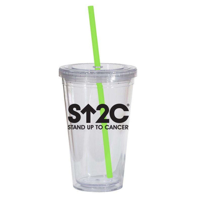 Double Wall 16 Oz Tumbler - Clear - 4