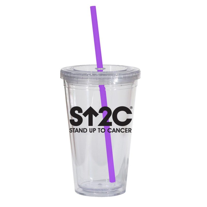 Double Wall 16 Oz Tumbler - Clear - 7